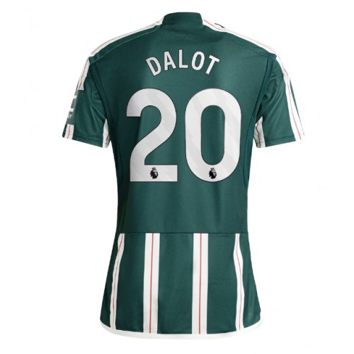 Fotbalové Dres Manchester United Diogo Dalot #20 Venkovní 2023-24 Krátký Rukáv